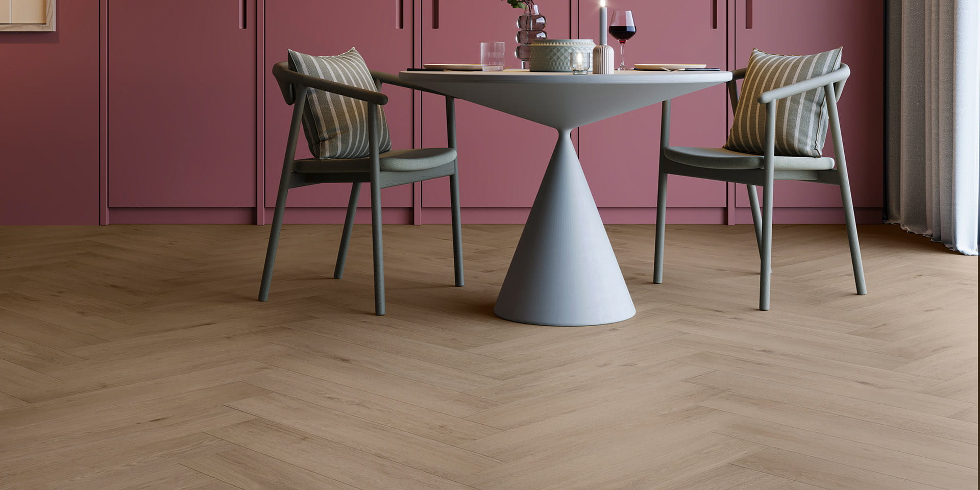 Belrose Oak – Truffle (Herringbone)